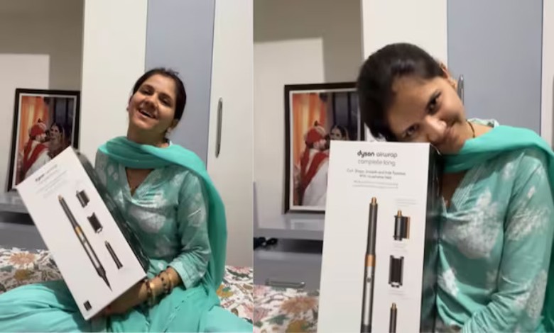 Wife's Reaction to a Dyson Gift Is Melting Hearts Online