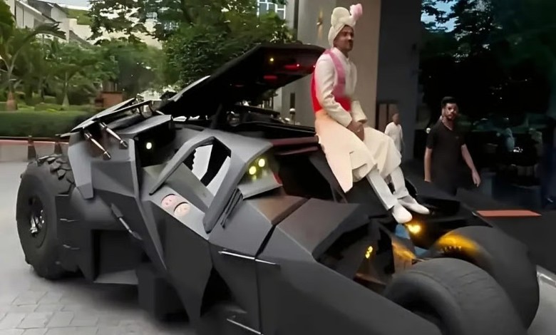 Indian Groom Arrives at Wedding in Batmobile, Internet Calls It ‘Every Boy’s Dream’