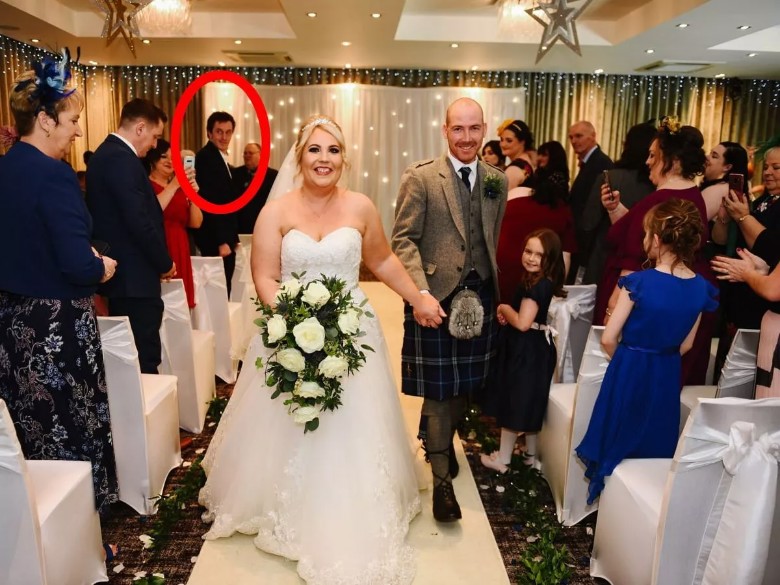 Bride Finally Solves Mystery of Unknown Man in Wedding Photos