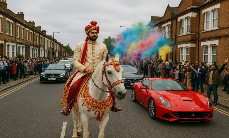 London Groom’s Grand Baraat With Horse and Luxury Cars Goes Viral