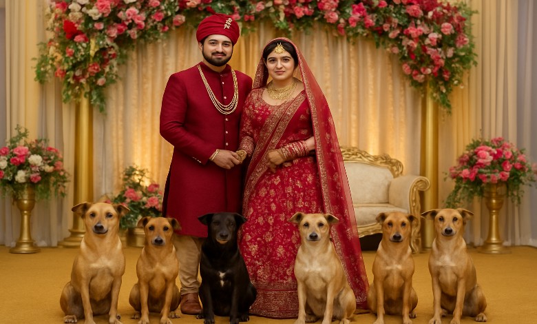 Groom Invites Street Dogs to His Wedding, Video Goes Viral