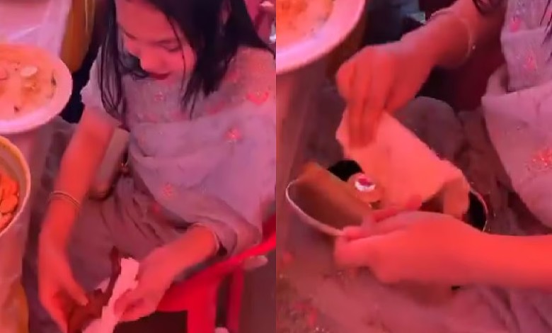 Wedding Guest Caught Sneaking Chicken Leg Piece Into Purse, Video Leaves Internet in Splits